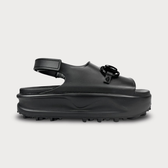 Gucci Shoes - Gucci Horsebit Flatform Rubber Sandal - Women’s 6